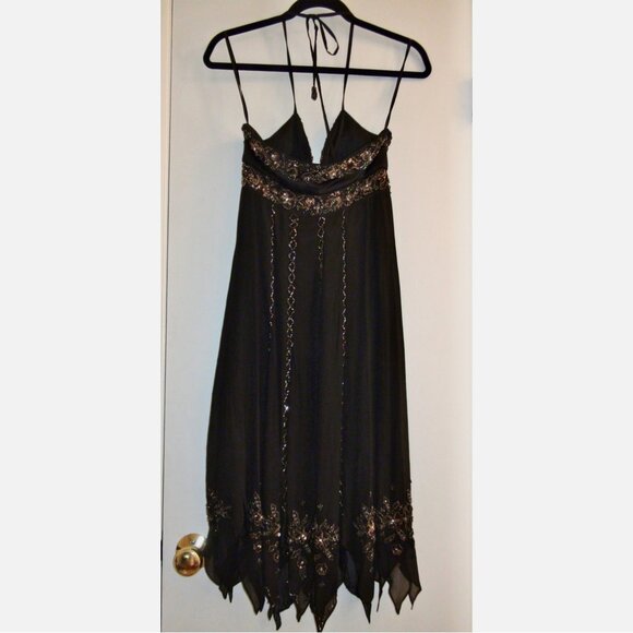 Sue Wong Black Beaded Dress - Picture 2 of 7